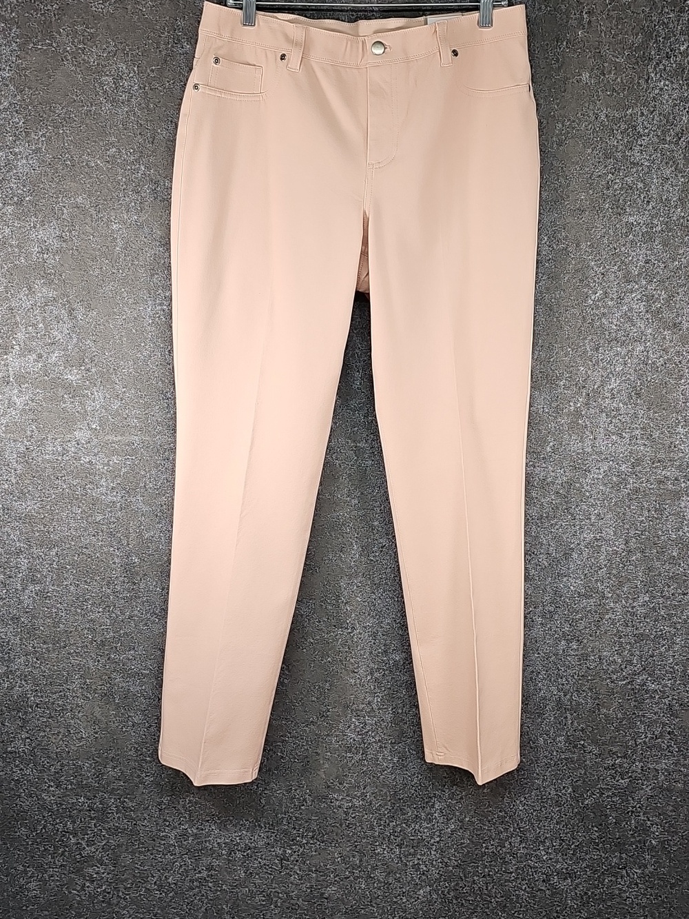 CHICO'S Ultimate Fit Getaway Slim Leg Pant,  Rosey Quartz, Size 12 Regular, NEW